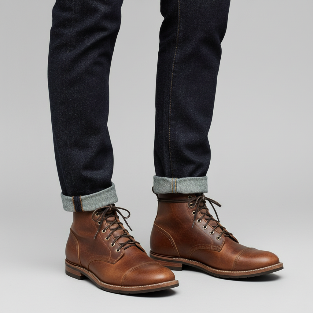 Men's Lace-Up Work Boots | Durable Ankle Footwear