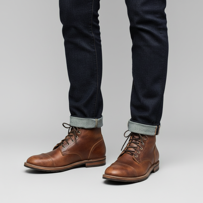 Men's Lace-Up Work Boots | Durable Ankle Footwear