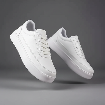 Men's White Platform Sneakers | Modern Street Style